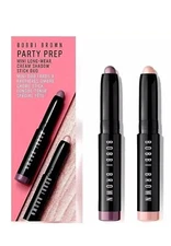 Bobbi Brown PARTY PREP Mini Long Wear Cream Stick Duo GOLDN PINK & DUSTY MAUVE