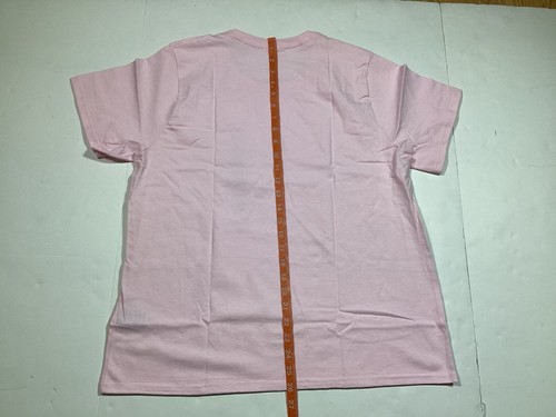 WOMENS NWOT HANES 100% COTTON VALENTINE PALE PINK T-SHIRT W038X, XL 16-18 - Picture 6 of 8