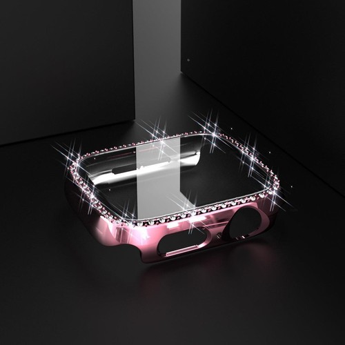 For Apple Watch Series 10 42/46mm Diamond Tempered Glass Screen Protector Case - Picture 17 of 22