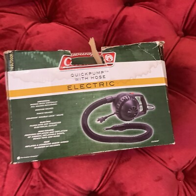 #ad Coleman Electric Quick Pump With Hose Adapter Inflates Deflates $19.90