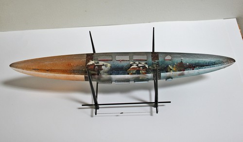 Kosta Boda Bertil Vallien - BOAT (2021) - UNIKAT artglass objekt signiert NEU - Picture 1 of 9