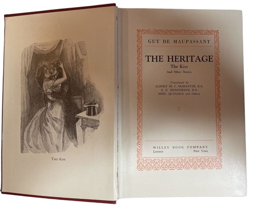 Guy De Maupassant "The Heritage: The Kiss And Other Stories" Hardcover Book - Picture 4 of 5