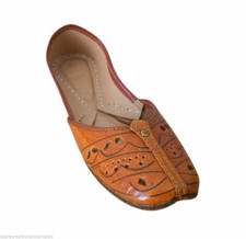 Women Shoes Indian Handmade Jutties Punjabi Ballerinas Flats Mojaries US 7