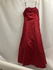 red prom bridesmaid dress