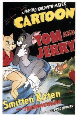 Smitten Kitten Second Tom The Cat Far Right Jerry etc OLD MOVIE PHOTO