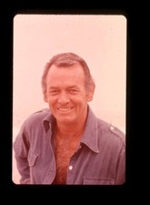 Harry-O David Janssen Smiling Portrait Original 35mm Transparency Stamped
