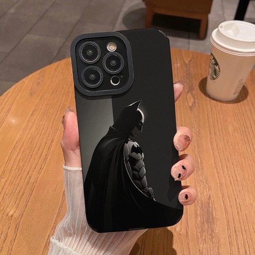 Batman Phone Case For iPhone 16 Pro Max 15 14 13 Plus Suede Skin Cover Cool - 第 6/6 張圖片