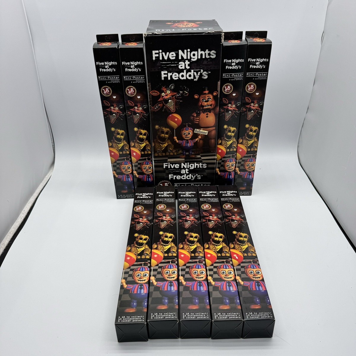 Five Nights At Freddy's Mini Posters 2016 Full Set 18 With 2 Per