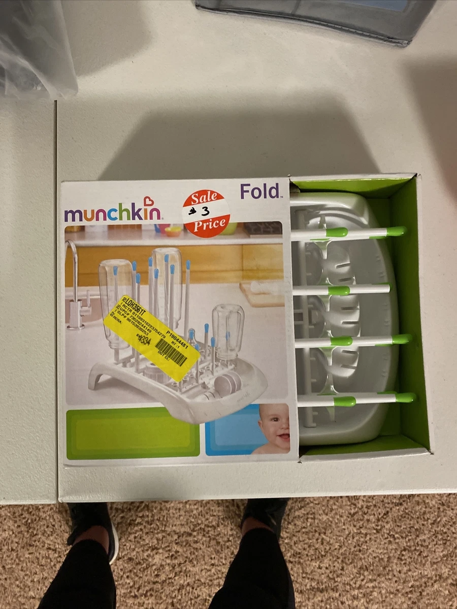 Munchkin Fold Bottle Drying Rack NEW