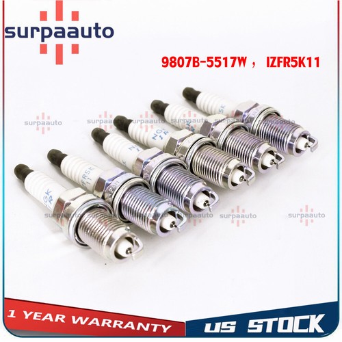 6x NGK IZFR5K11 3657 Laser Iridium Spark Plugs For Honda Odyssey Pilot
