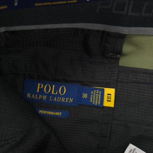$138 Polo Ralph Lauren Olive Green Slim Fit Dobby Shorts Mens Size 38 - Picture 6 of 9