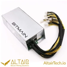 AltairTech.io Bitmain APW3++ 1600W PSU for  S9 V9 T9 S7 L3 D3 Z15