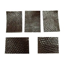 5 Violin Bow Shaft Real Leather Grip Lapping Coffee Brown Color viol