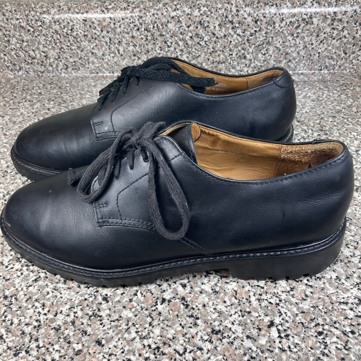 Polo Ralph Lauren Lug Sole Derby Shoes Brown Mens 9.5 D - Missing Insole Polo Ralph Lauren Jett Lug-Sole Suede Moc-Toe Shoe Dark  main image 3
