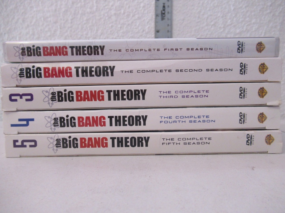 Big Bang Theory Seasons 1 2 3 4 5 DVD EXCELLENT DISCS | eBay