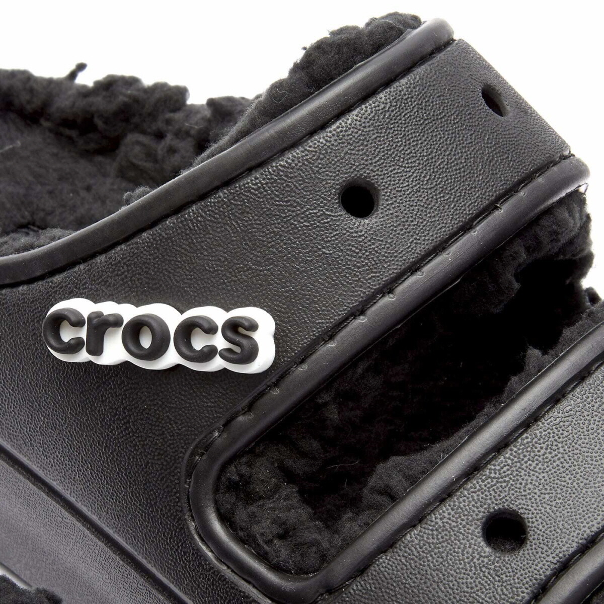 New Womens CROCS CLASSIC COZY SANDAL 207446-060 BLACK US W 6-10