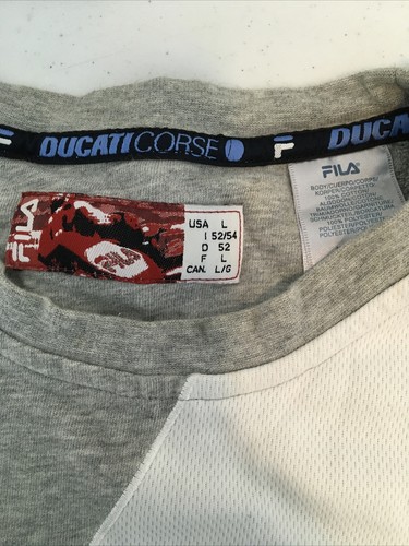 Ducati Corse Authentic T-Shirt Tag Size Large Super Bike Jersey Racing - Picture 7 of 7