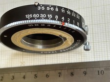 Copal Press No.0 shutter. f:3.5-32 speed 1-1/125/B. M29.5mm lens threads NEW 