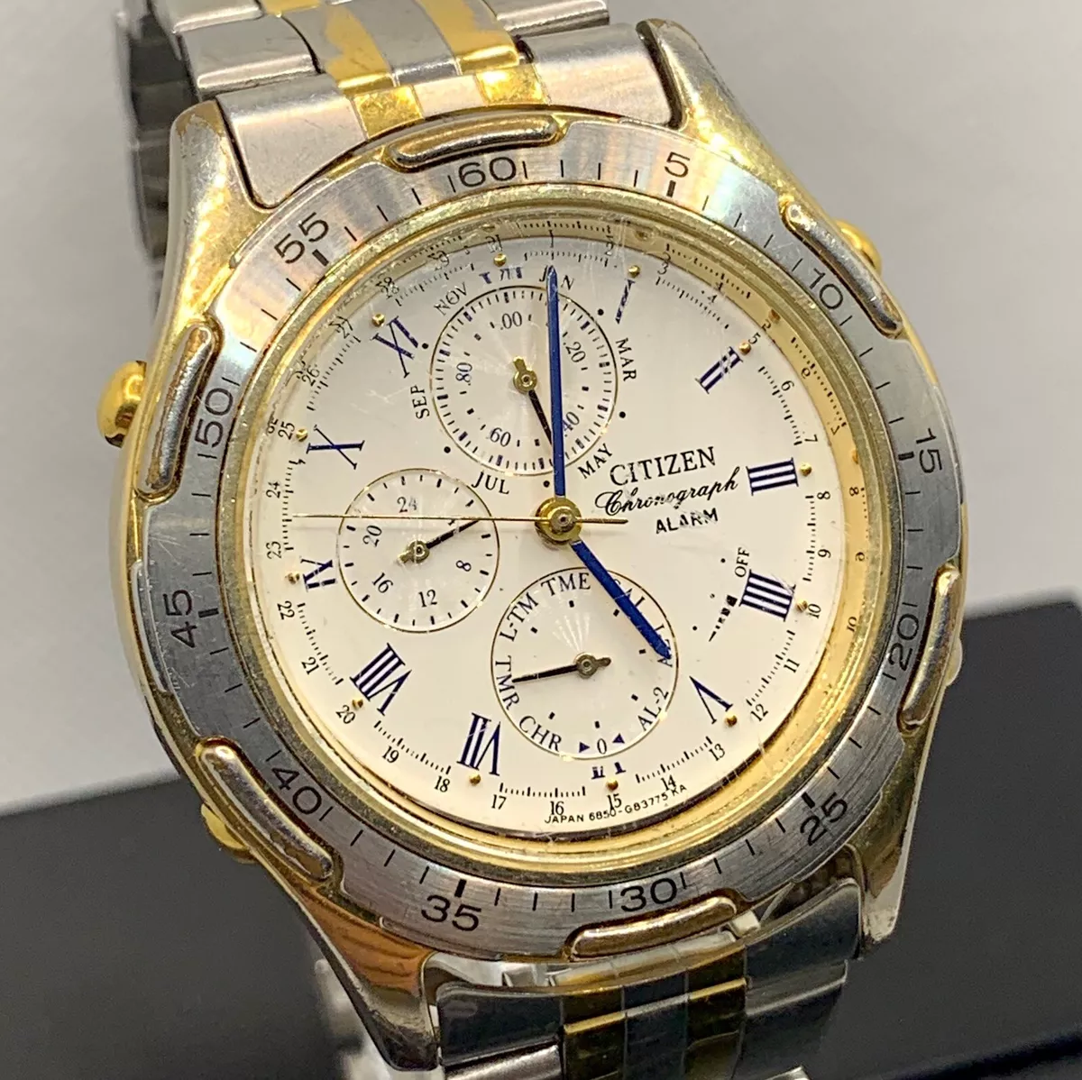 Citizen quartz alarm chronograph 6850 sale