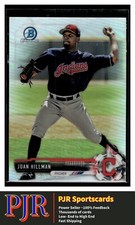 2017 Bowman Draft #BDC-28 Juan Hillman Cleveland Indians  Chrome Refractor