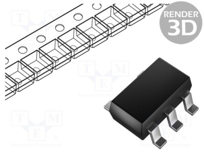 1 Stück, IC: Überwachungssystem MAX824LEUK+T /E2DE