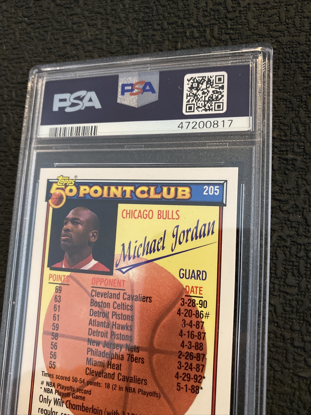 Michael Jordan PSA 8 Topps Collector 1992 Vintage Basketball Card Chicago Bulls view 12