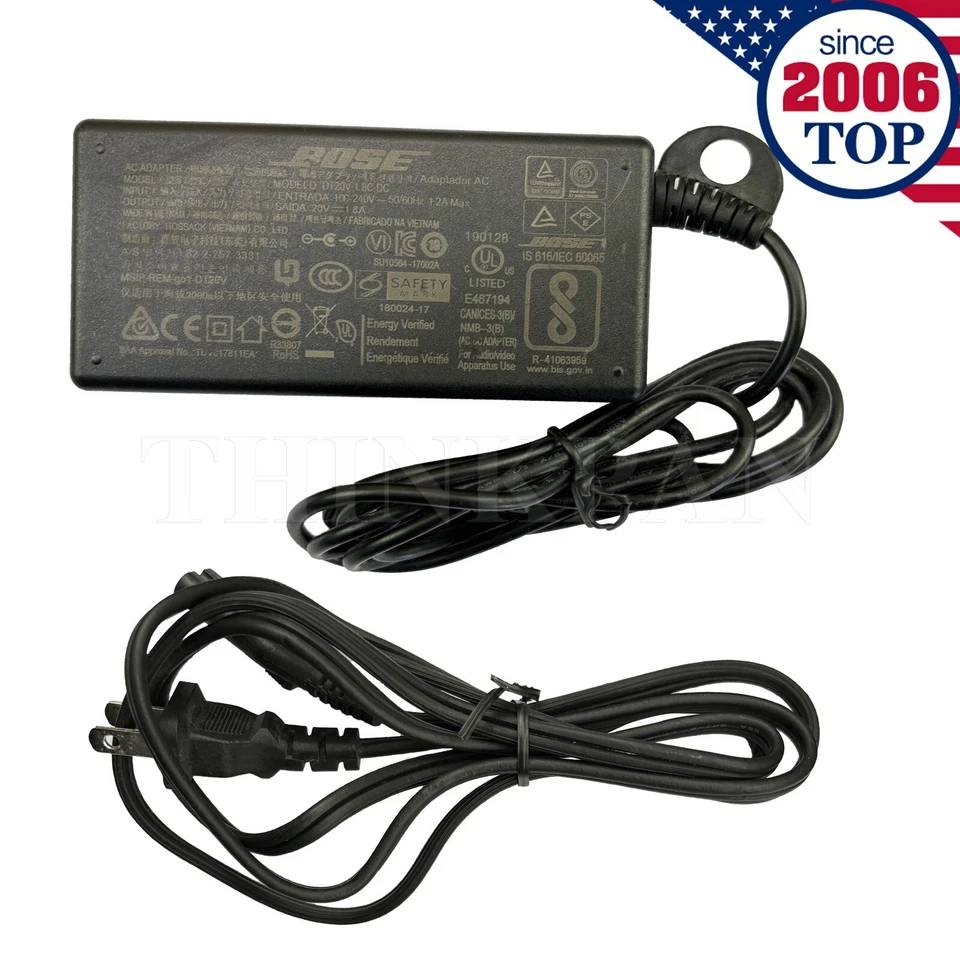 Original Bose Solo 5 Sound Bar 20V 1.8A Power Supply Adapter DT20V-1.8C-DC US - Image 2 of 4