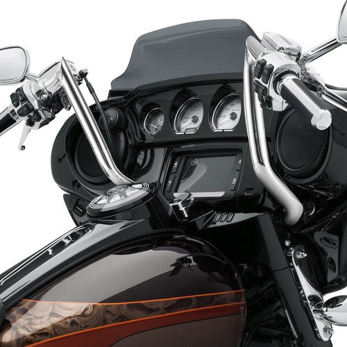Chrome 14" PreWired Handlebars For Harley Bagger Touring CVO Street