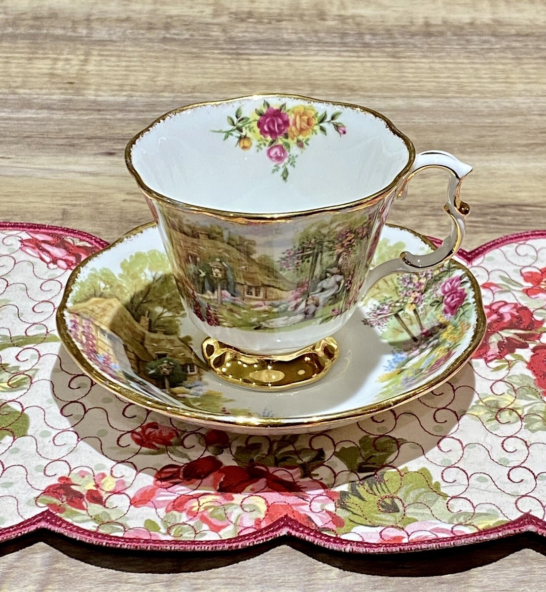 食器 1357   /Old Country Roses Amazon.com | Royal Albert Old Country Roses China 12 Sided