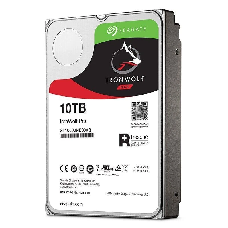 For Seagate IronWolf Pro ST10000NE0008 10TB 7200RPM 256MB Cache SATA 6.0Gb/s3.5" - Image 2 of 3