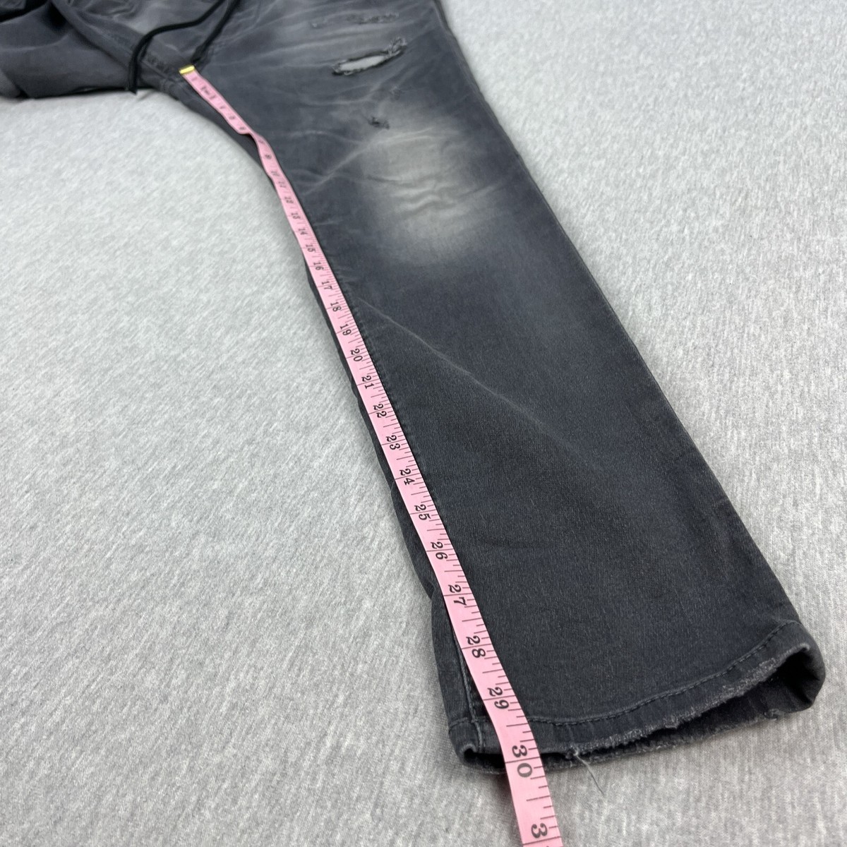 Diesel Jogg Jeans Womens 27x30 Black Distressed Krailey R-Ne Diesel Jogg Jeans Womens 27x30 Black Distressed Krailey R-Ne