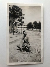 1940's WWII Original Photograph Of A Soldier in Uniform