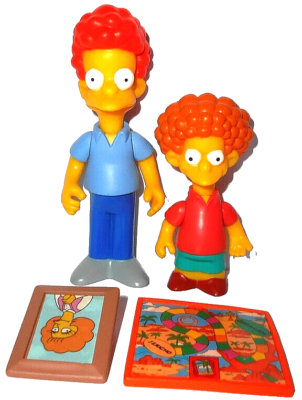 Action Figure Simpsons World Of Springfield - Rod E Todd Flanders Con Accessori - Serie 9 - 3