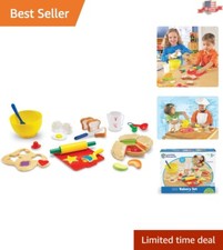 Pretend  Play Bakery Set - 31-Piece Kitchen Toy for Ages 3 , STEM Learning
