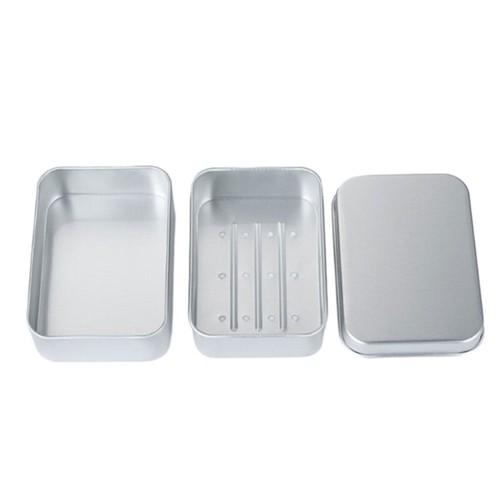 Durable Travel Soap Container Soap Holder Metal Soap Box for Bathroom Kitchen