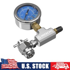 NICECNC 2" Pressure 0-300psi NO LOSS Chuck Stem For Schrader Filling Valve Shock