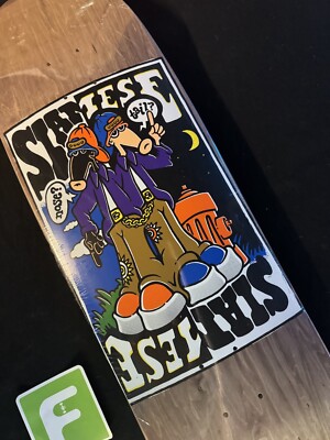 RARE New Deal Siamese Shaped Deck ReIssue Skateboard Deck | eBay
