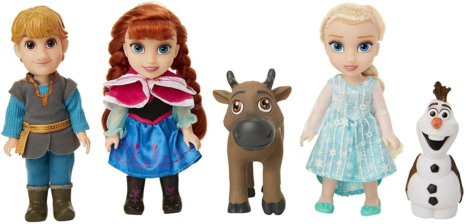 Disney Frozen Deluxe Petite Doll Gift Set - Includes Anna, Elsa, Kristoff...