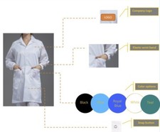 ESD Anti Static Smock with/ without Company Logo Medium 