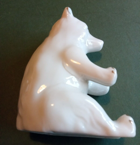 three pottery items ,sheep,bear and pot - Picture 5 of 7