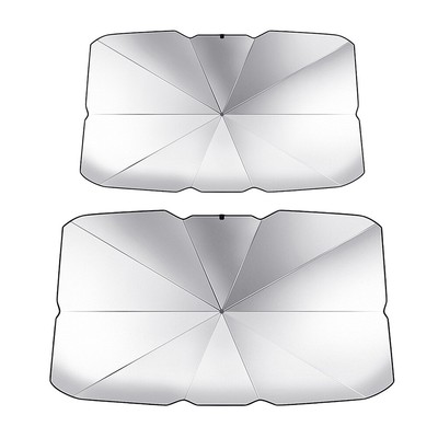 Car Portable Parasol Sunshade Heat Insulation Retractable Sunscreen Front Window