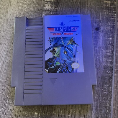 Top Gun: The Second Mission (Nintendo NES) authentic cartridge cart video game