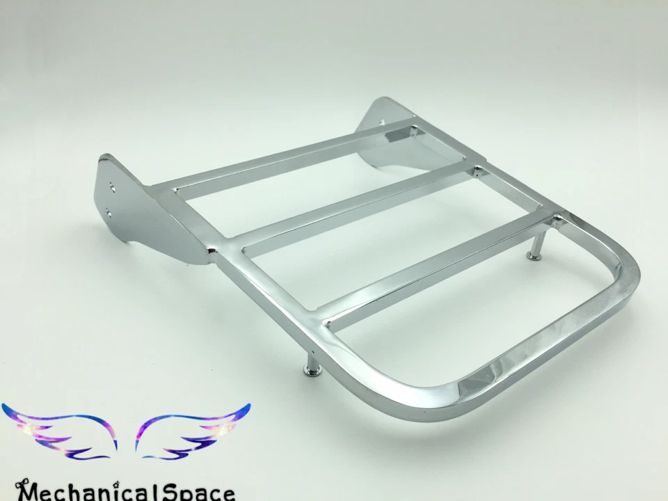 Bagageiro cromado Sissy Bar para Yamaha V-Star 400 650 1100 Classic 1998-2011 - Imagem 4 de 4