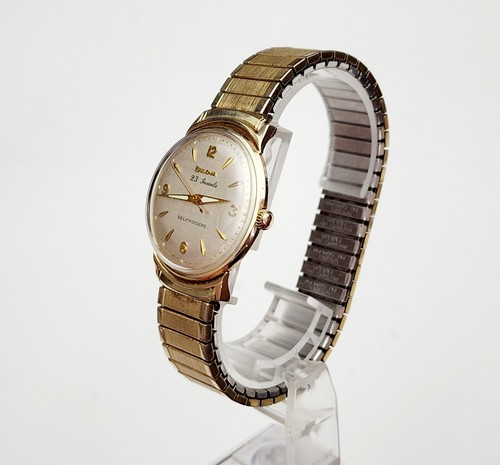 Men's Vintage 1962 Gold Plated SELFWINDING Watch BULOVA "Regatta 23" Cal.10BZAC