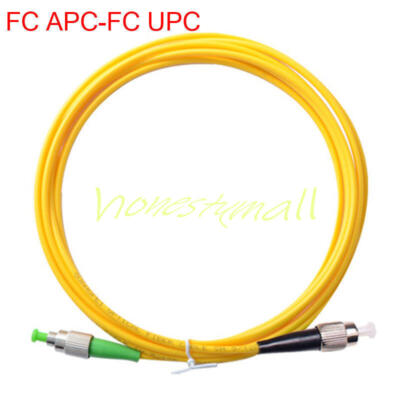 3.0 Meter FC/APC to FC UPC SM Single Mode 9/125 Fiber Patch Cord Simplex 3.0mm