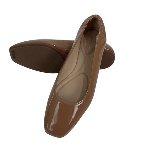 Pisos planos de ballet Antonio Melani para mujer charol tostado nude talla 9M - Imagen 3 de 15