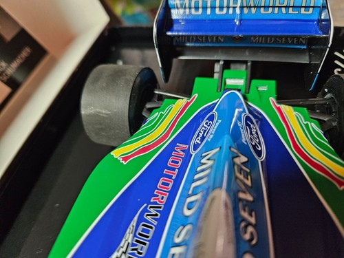 1/18 MINICHAMPS BENETTON B194 MICK SCHUMACHER DEMO RUN BELGIAN GP 2017 - Picture 5 of 10