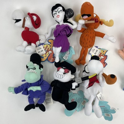 ROCKY & BULLWINKLE and FRIENDS 1999 CVS Collector Plush Dolls W 