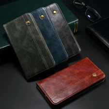 For OnePlus Nord N200 5G Shockproof Leather Wallet Retro Card Flip Case Cover