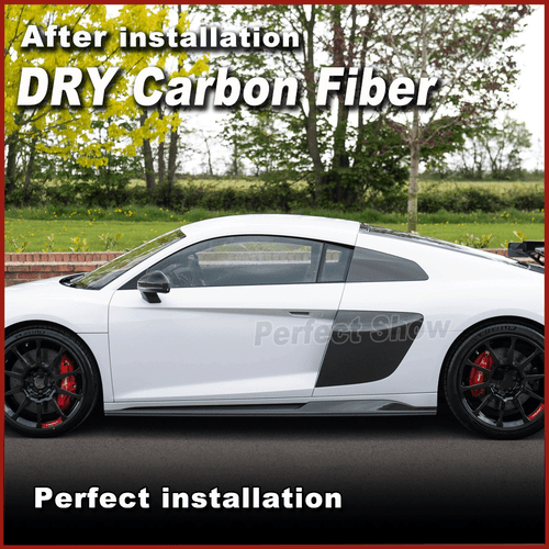 Se adapta a Audi R8 GT V10 2022-24 Dry Carbon faldones laterales alerón faldones laterales - Imagen 4 de 13
